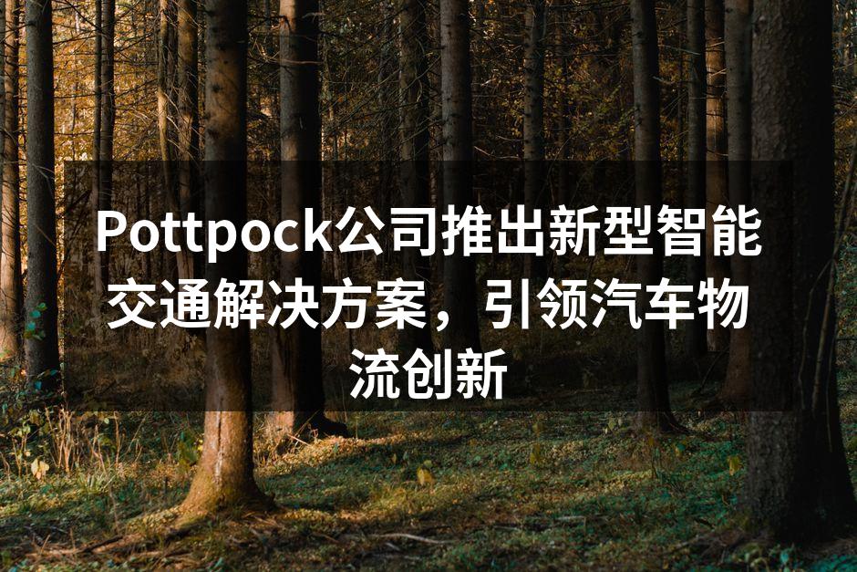 Pottpock智能交通解决方案展示